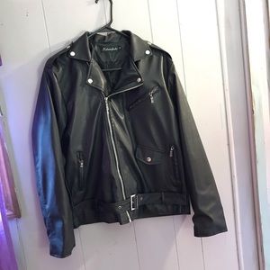 Fo-Leather Biker Jacket